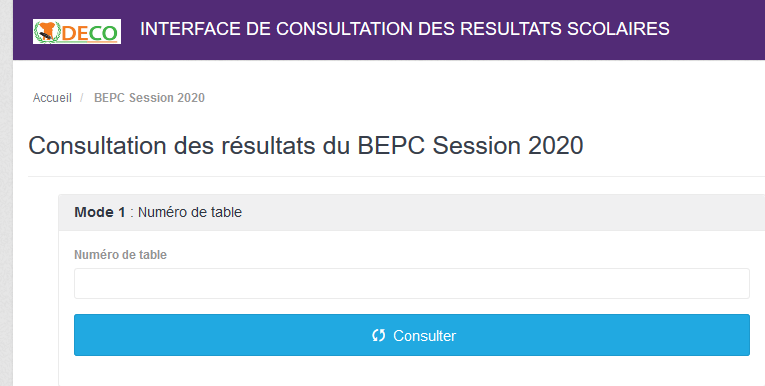 Consultation des résultats BEPC Session 2024-2025 en Cote d’ivoire